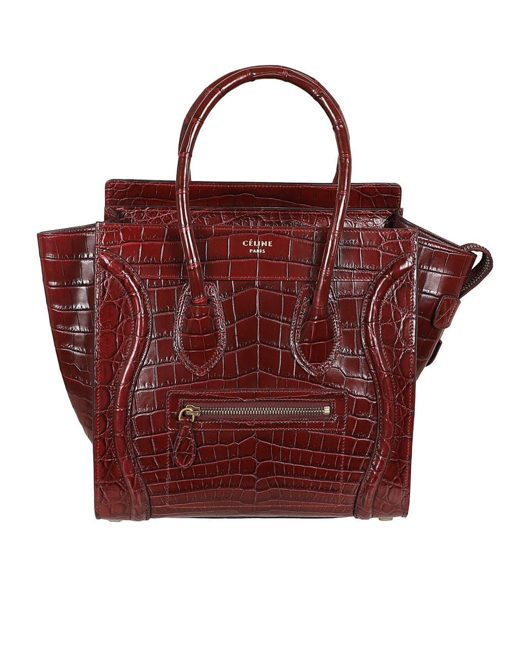 Céline Red Smiley Face Handbag