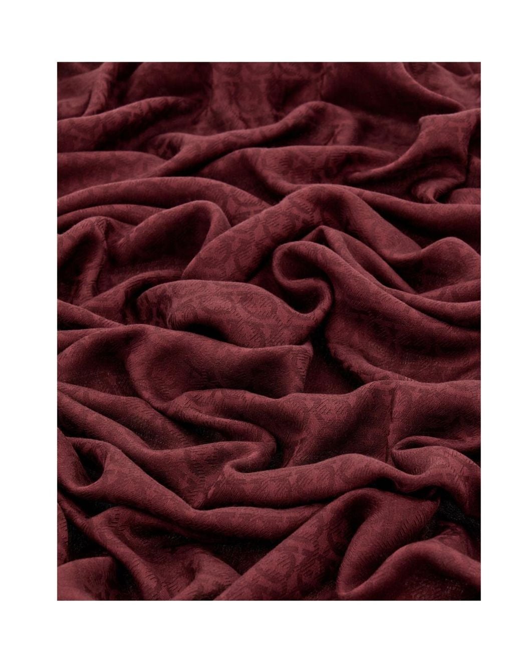 Ferragamo Purple Ferragamo Logo Patch Fringed Scarf