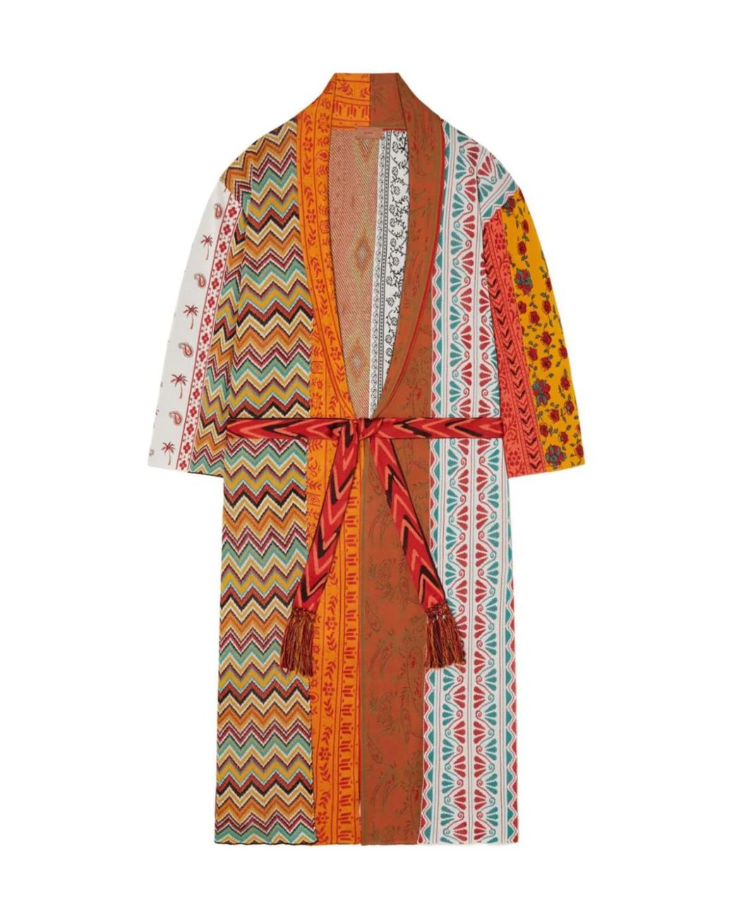 Alanui Orange Scent Of Incense Cardigan Coat