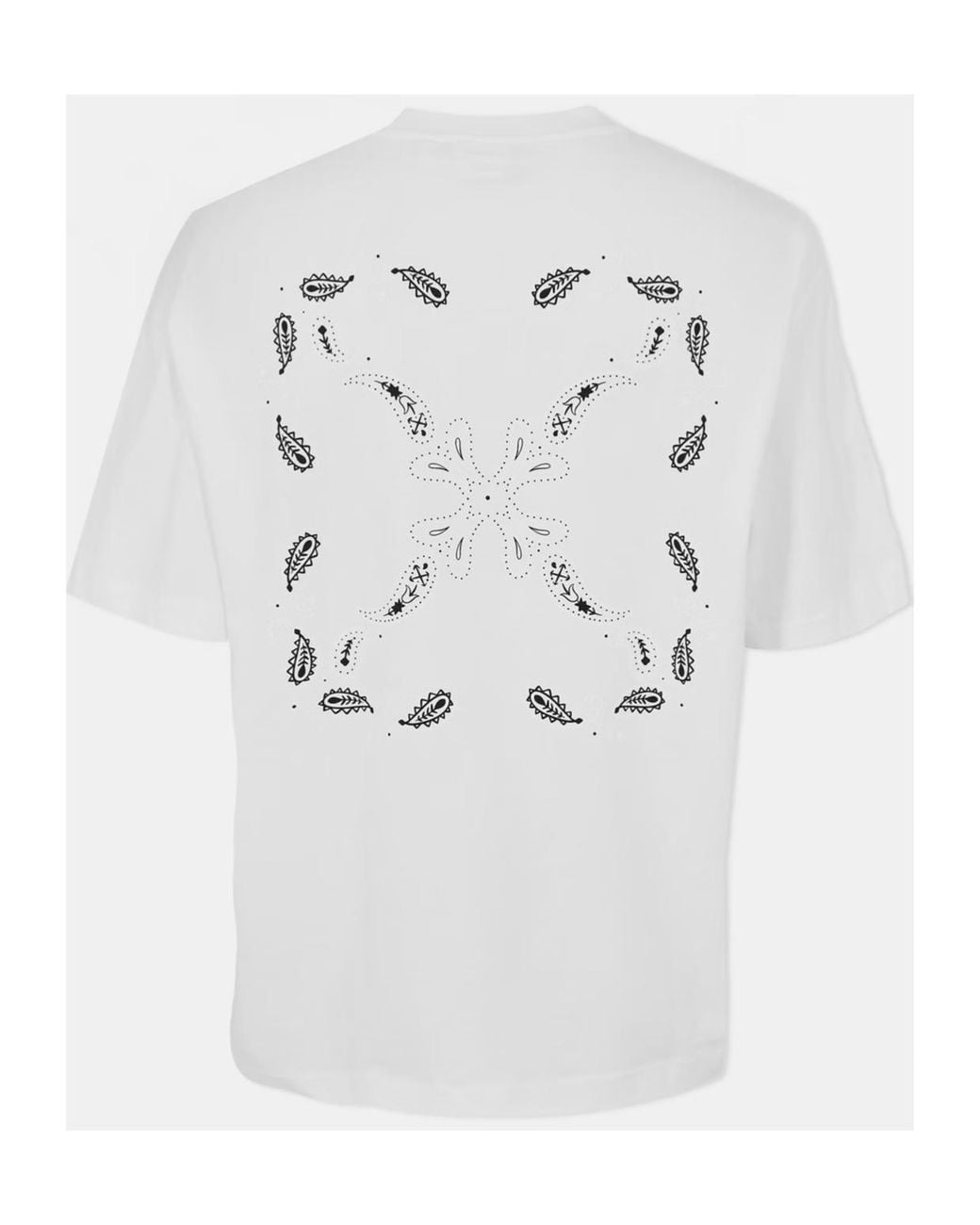 Off-White c/o Virgil Abloh White Logo Crew Neck T-Shirt for men