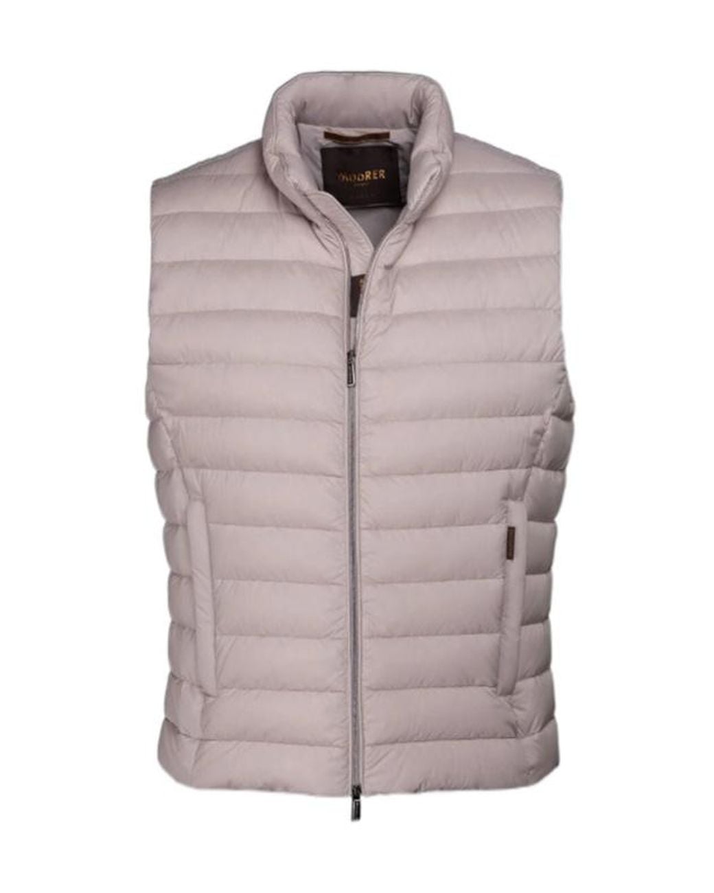 Moorer Brown Sleeveless Calaf S Vest for men