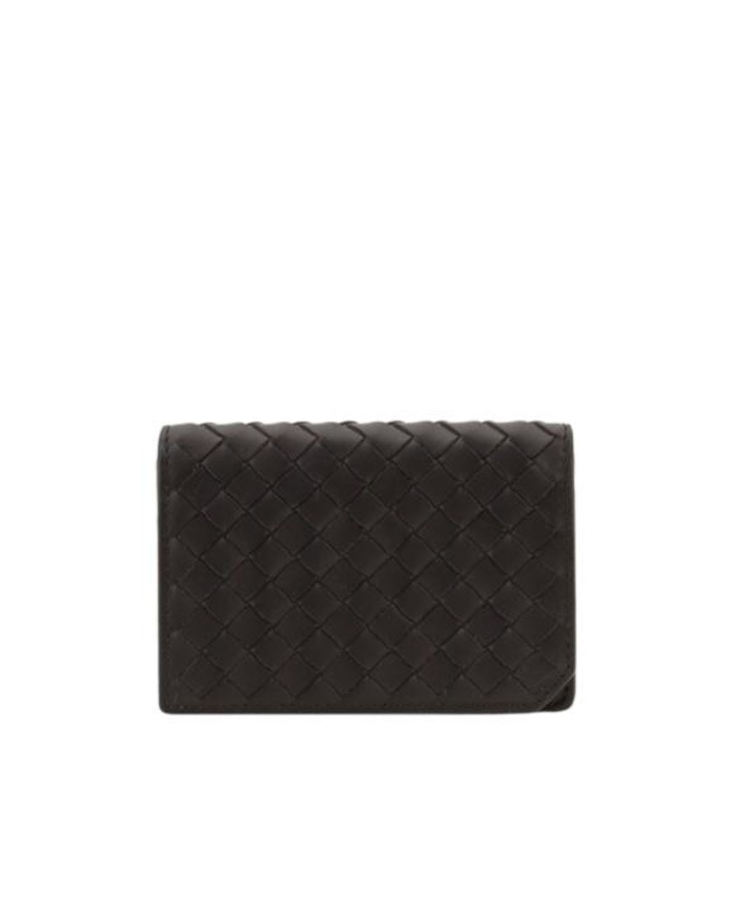 Bottega Veneta Black Flip Wallet for men