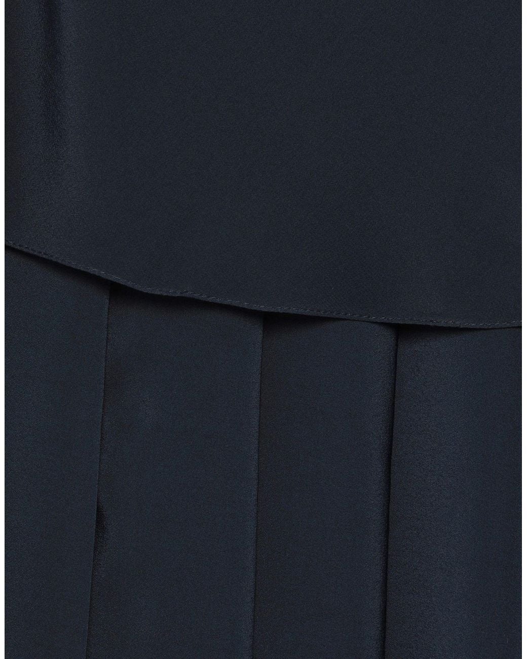 Chloé Blue Asymmetrical Minimalist Skirt