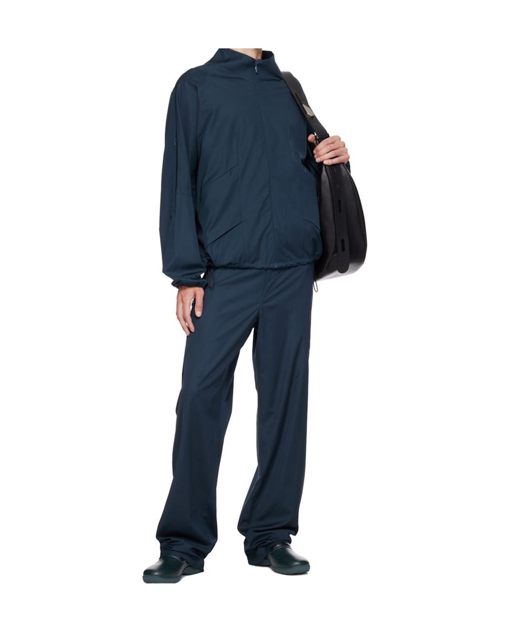 Kiko Kostadinov Blue Casual Trousers With Belt Loops for men