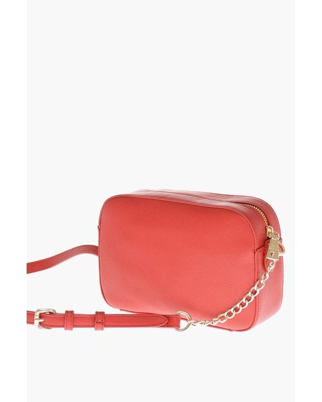 Moschino Red Rectangular Shoulder Bag
