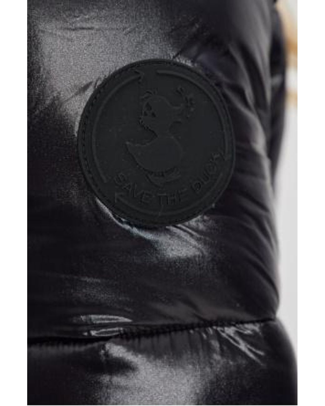Save The Duck Black Isla Hooded Down Jacket
