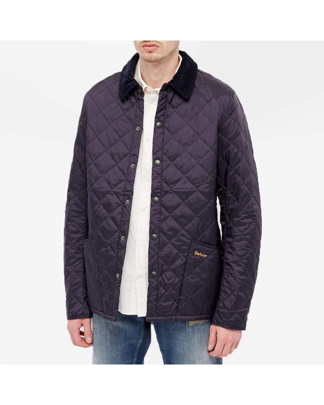 Barbour Blue Heritage Liddesdale Quilted Jacket for men