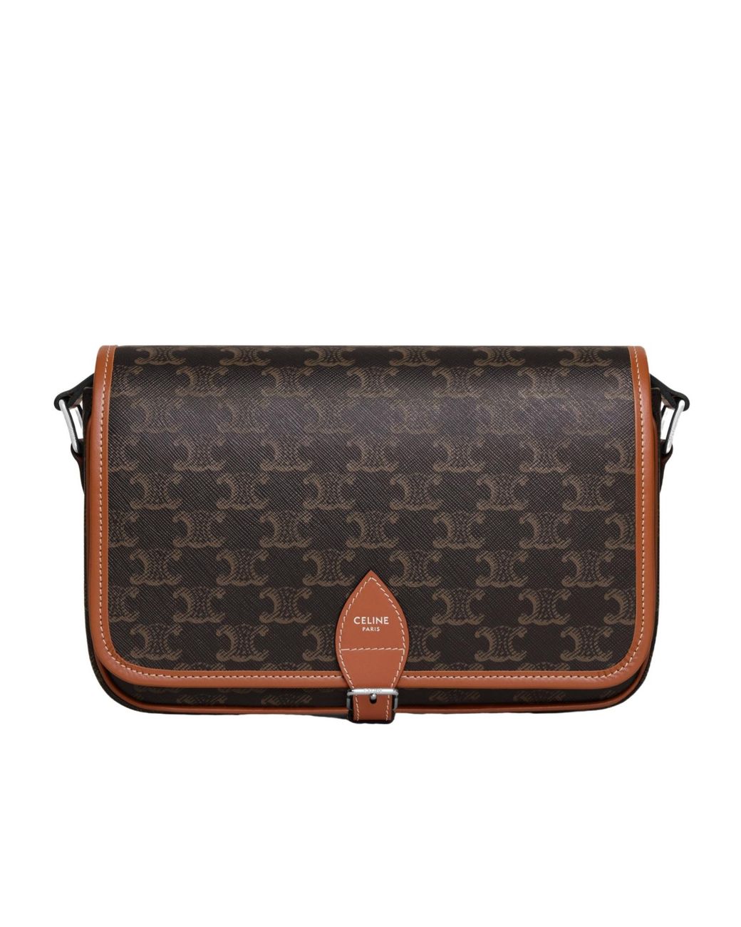 Celine Men's Folco Leather Backpack Black main image 1