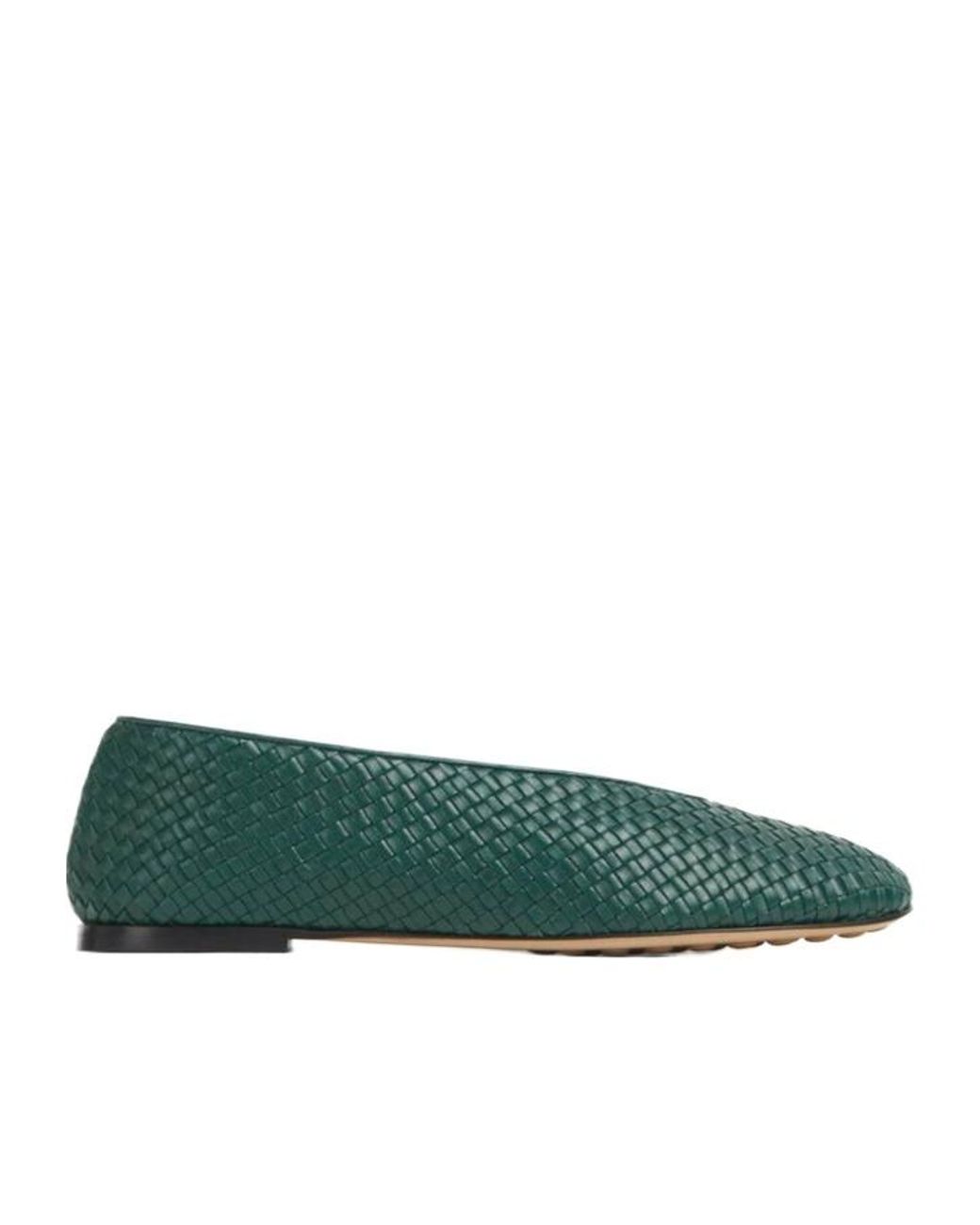Bottega Veneta Green Rosa Ballerina