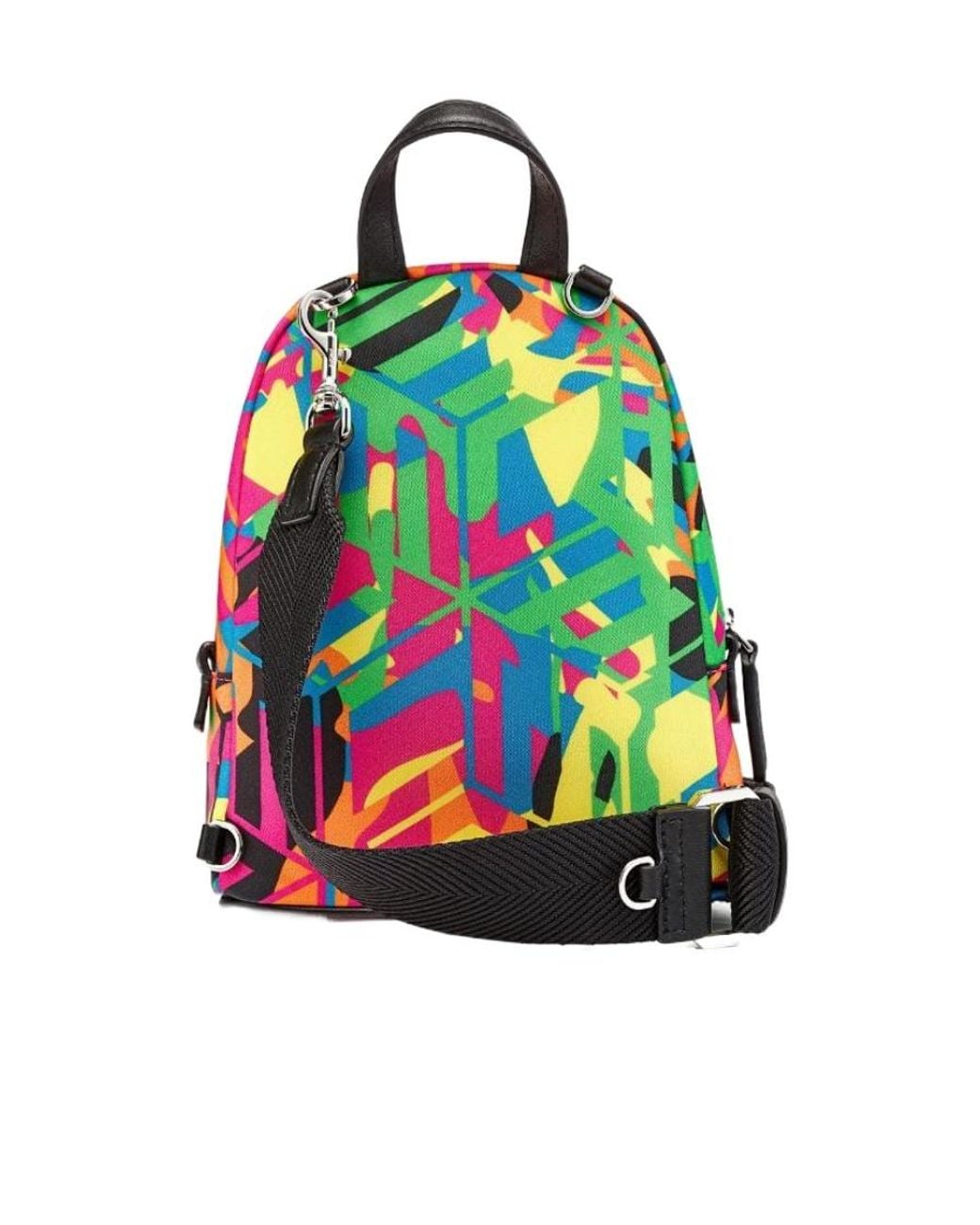 MCM Multicolor Abstract Pattern Printed Shoulder Bag