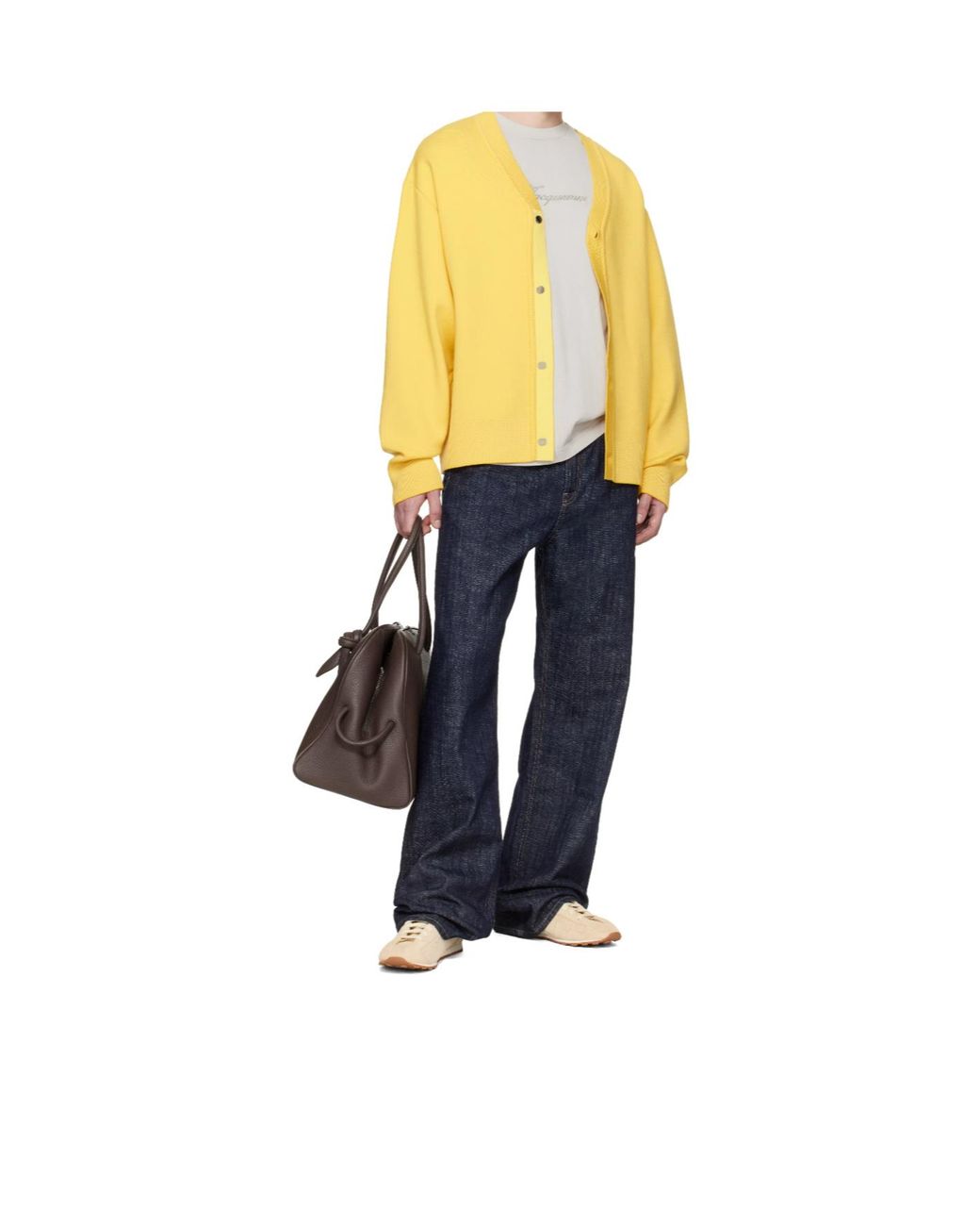 Jacquemus White 'The Tennis' Sneakers for men