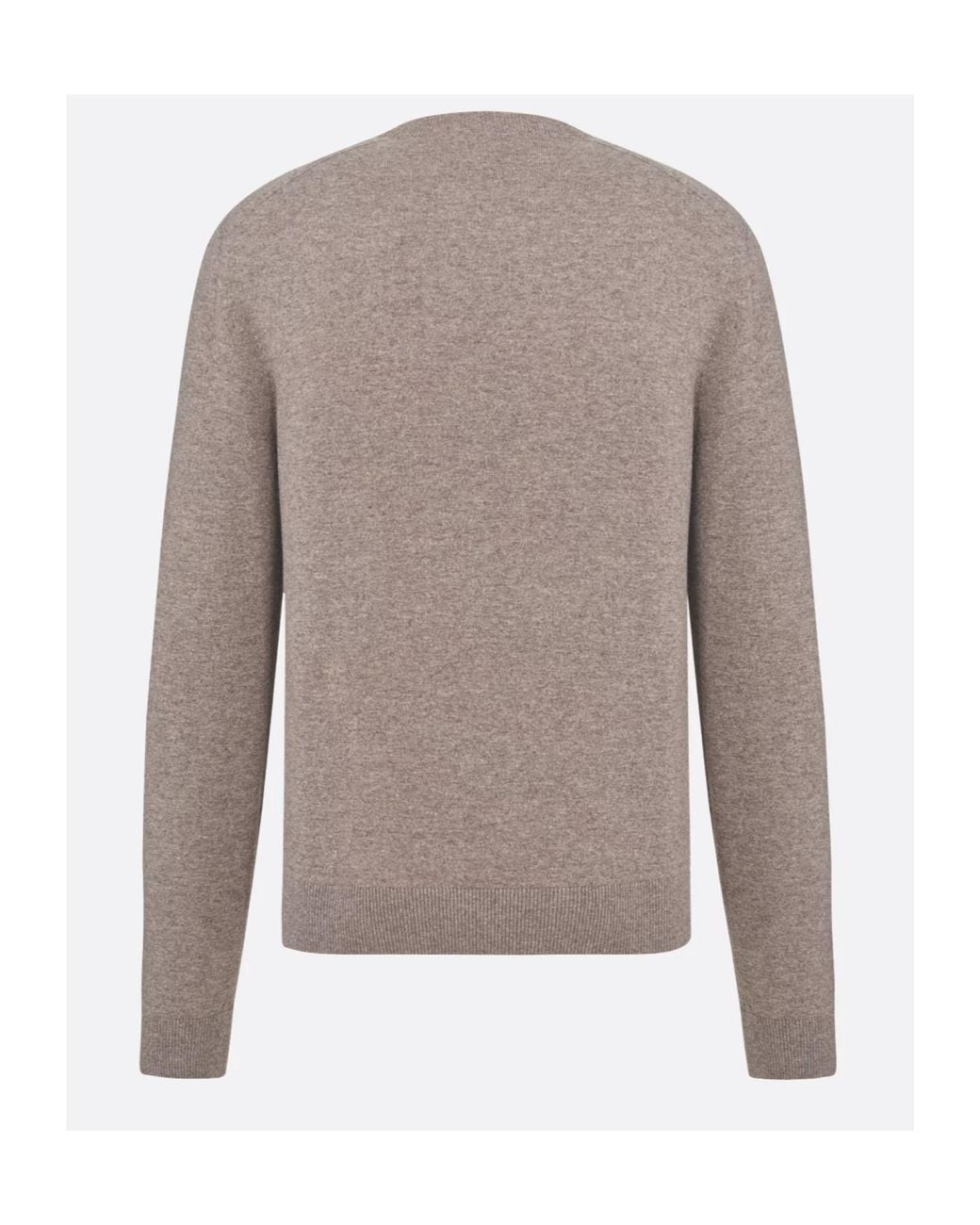Dior Gray Crew Neck Sweater for men