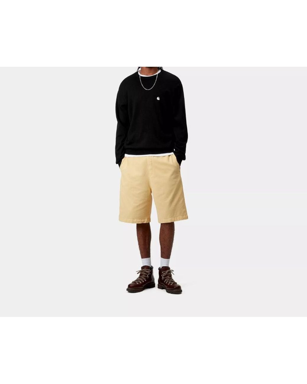 Carhartt Black Madison Crewneck Knitted Jumper for men