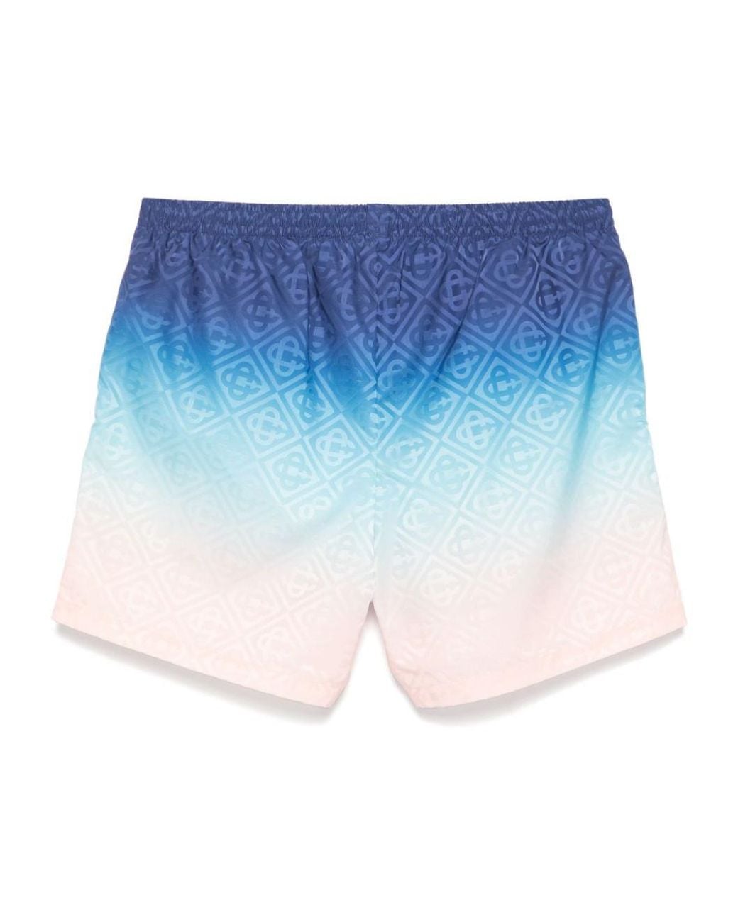Casablanca Blue Jacquard Gradient Swim Shorts for men
