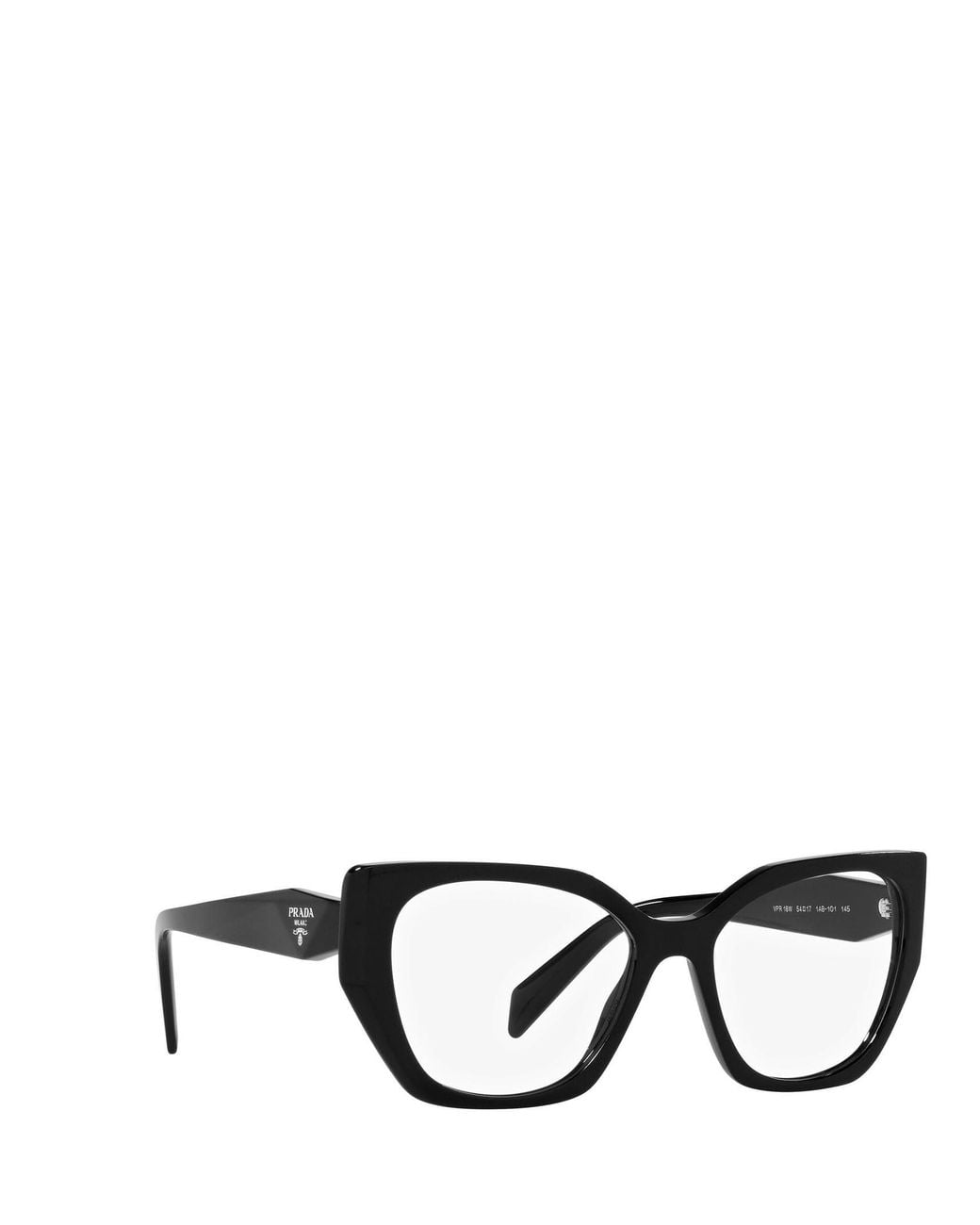 Prada White Eyewear Cat-Eye Glasses