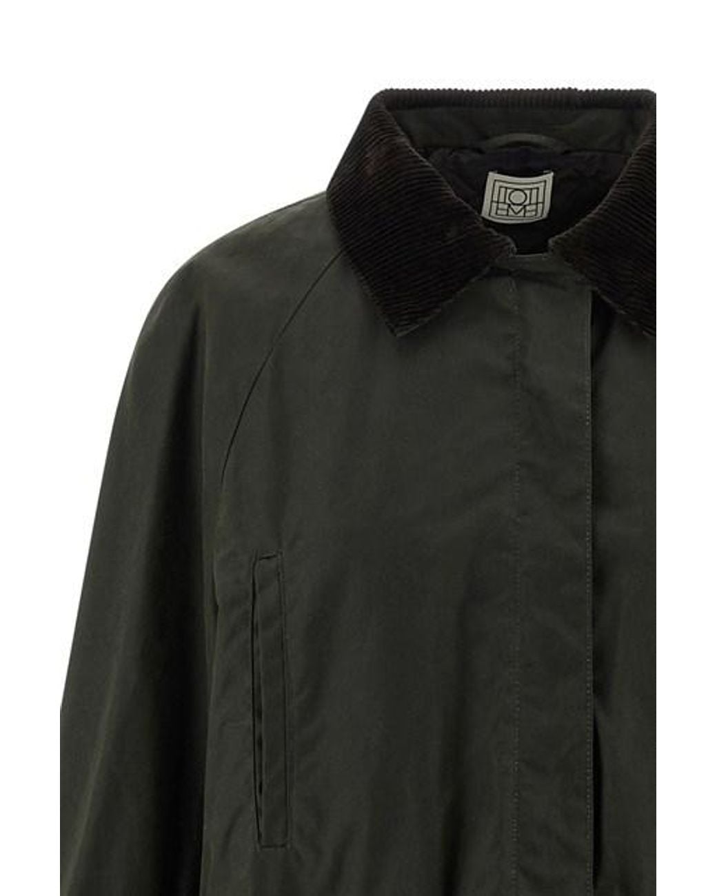 Totême Green Long-Sleeved Jacket