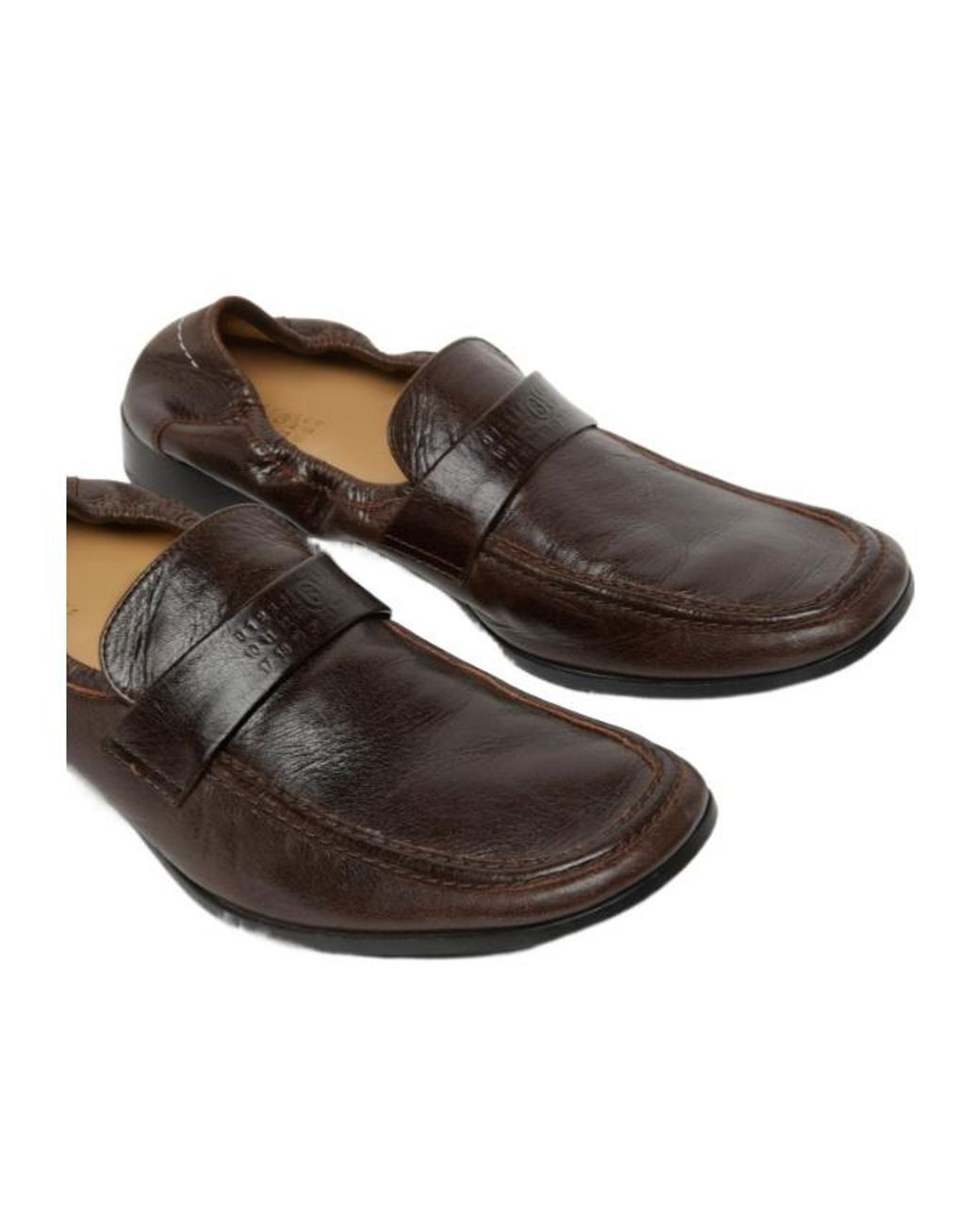 MM6 by Maison Margiela Multicolor Apron-Strap Loafers for men
