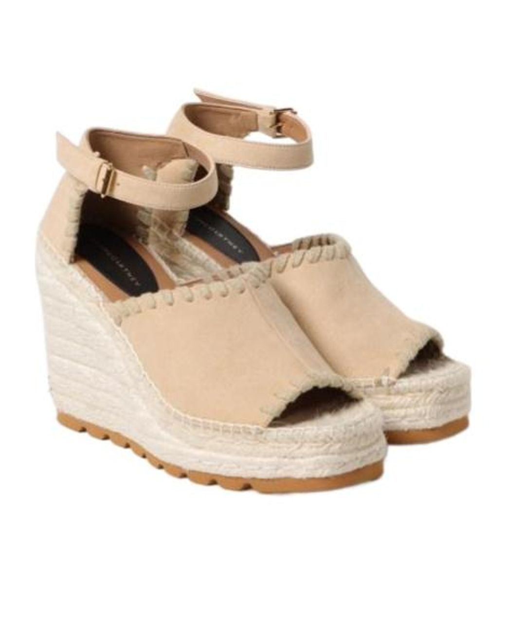Stella McCartney Natural Gaia Wedge Sandals