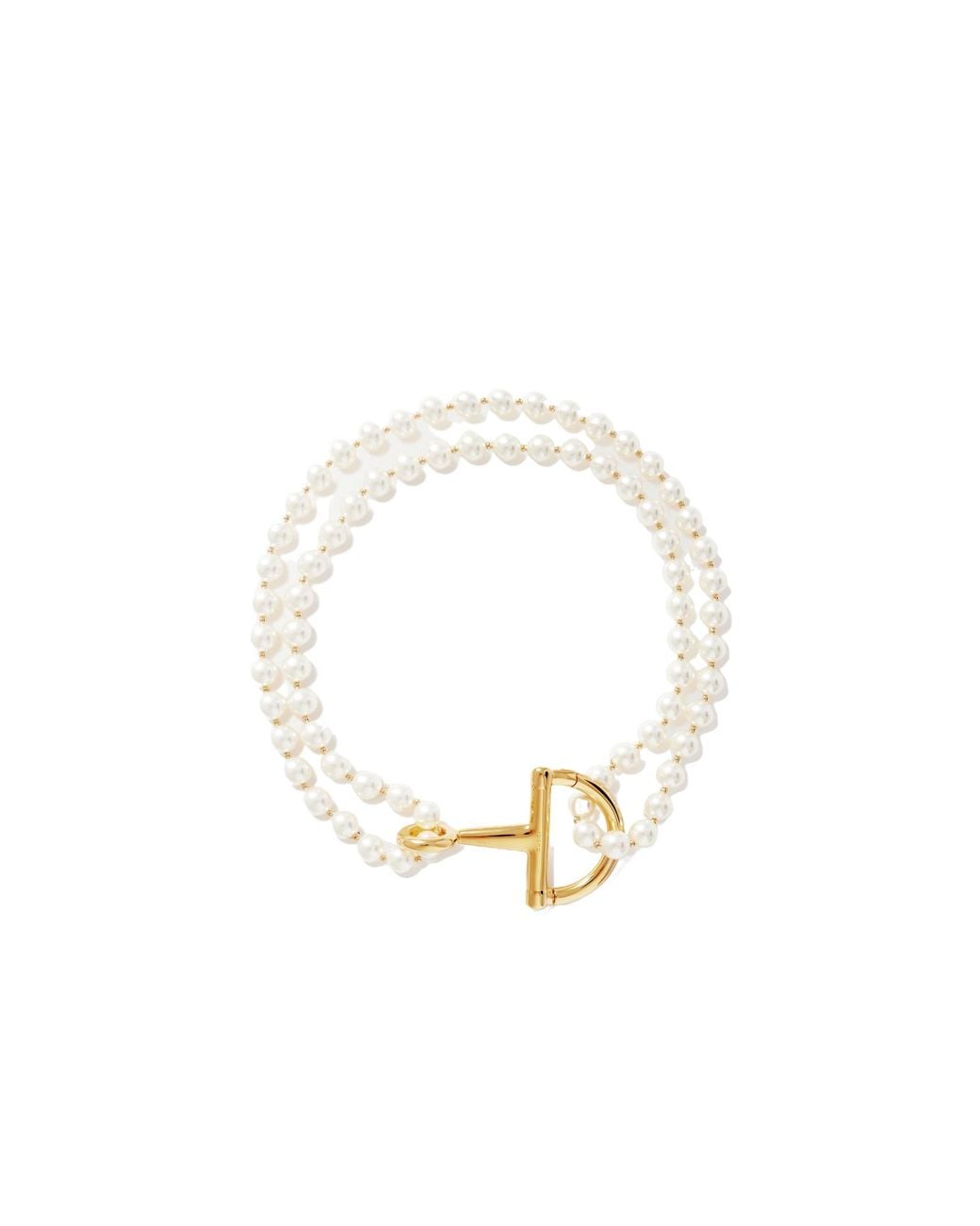 Gucci Metallic Necklace With Stirrup