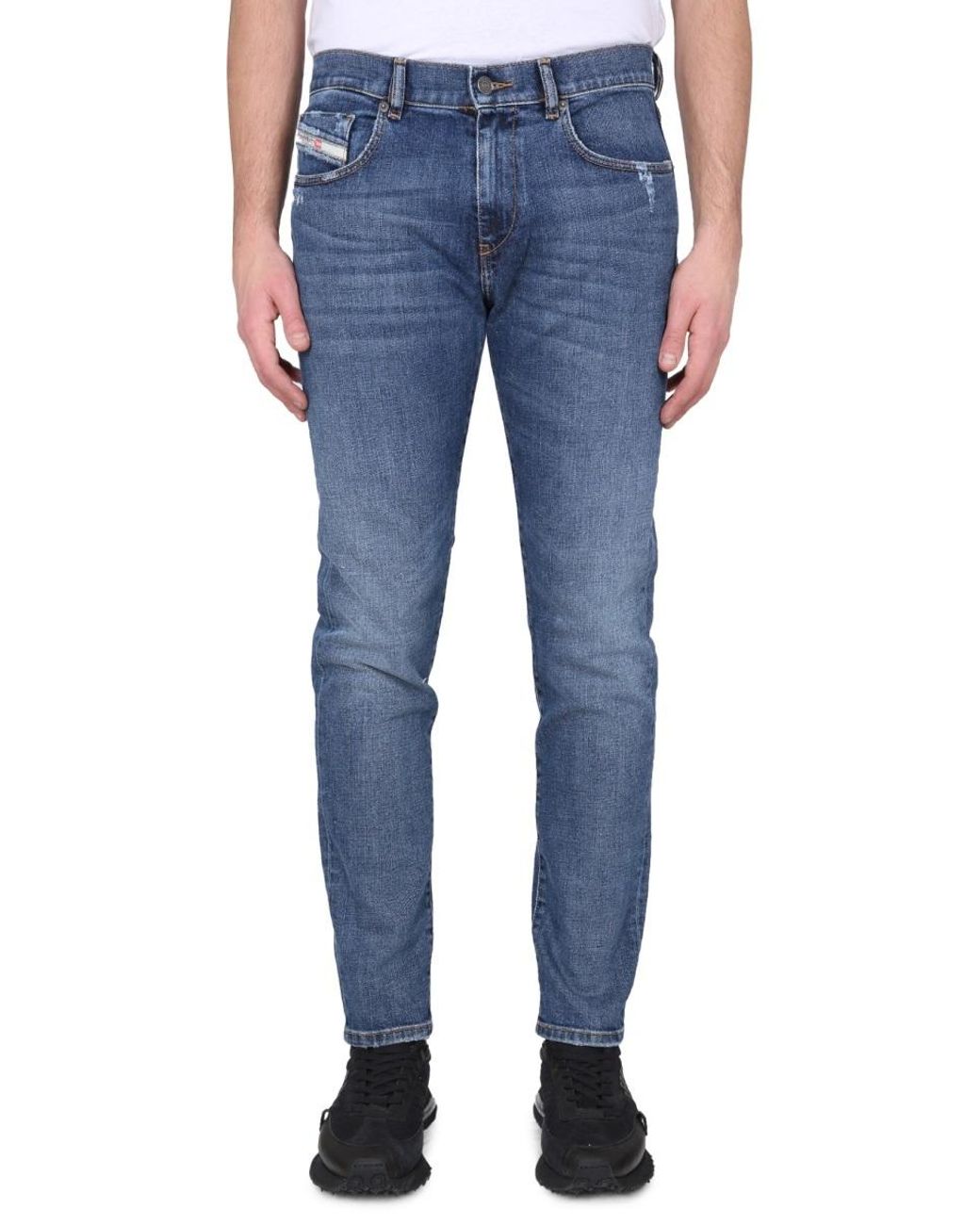 DIESEL Blue 2019 D-Strukt Slim-Fit Jeans for men