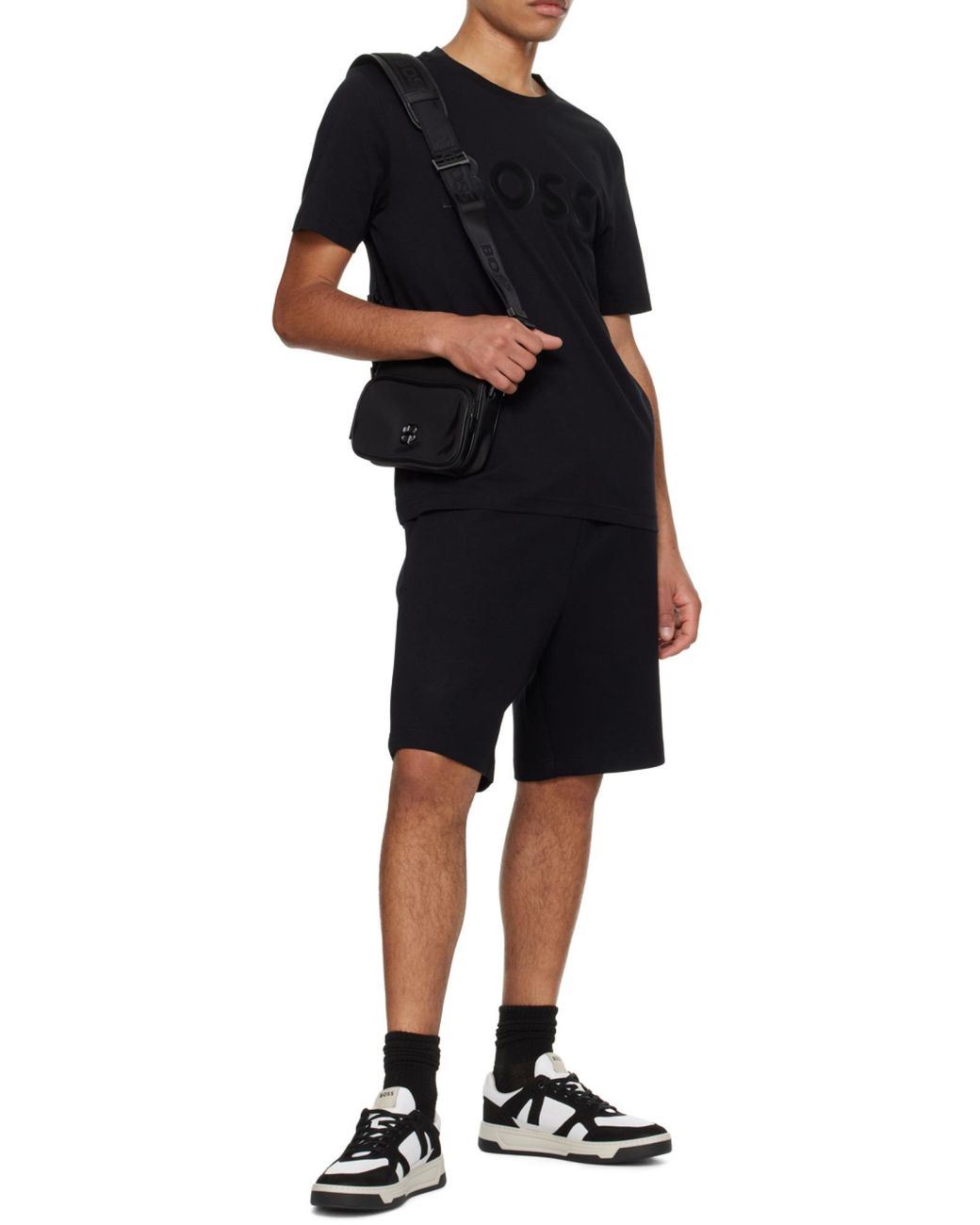 Boss Black Boss Drawstring Regular-Fit Shorts for men