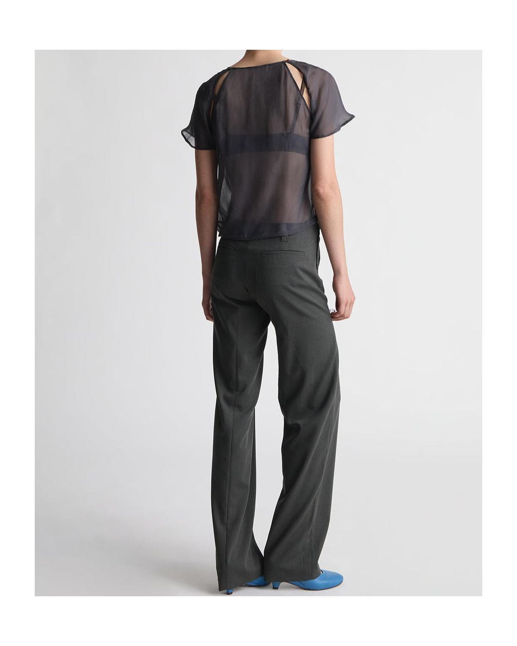 Paloma Wool Black Short-Sleeved Top