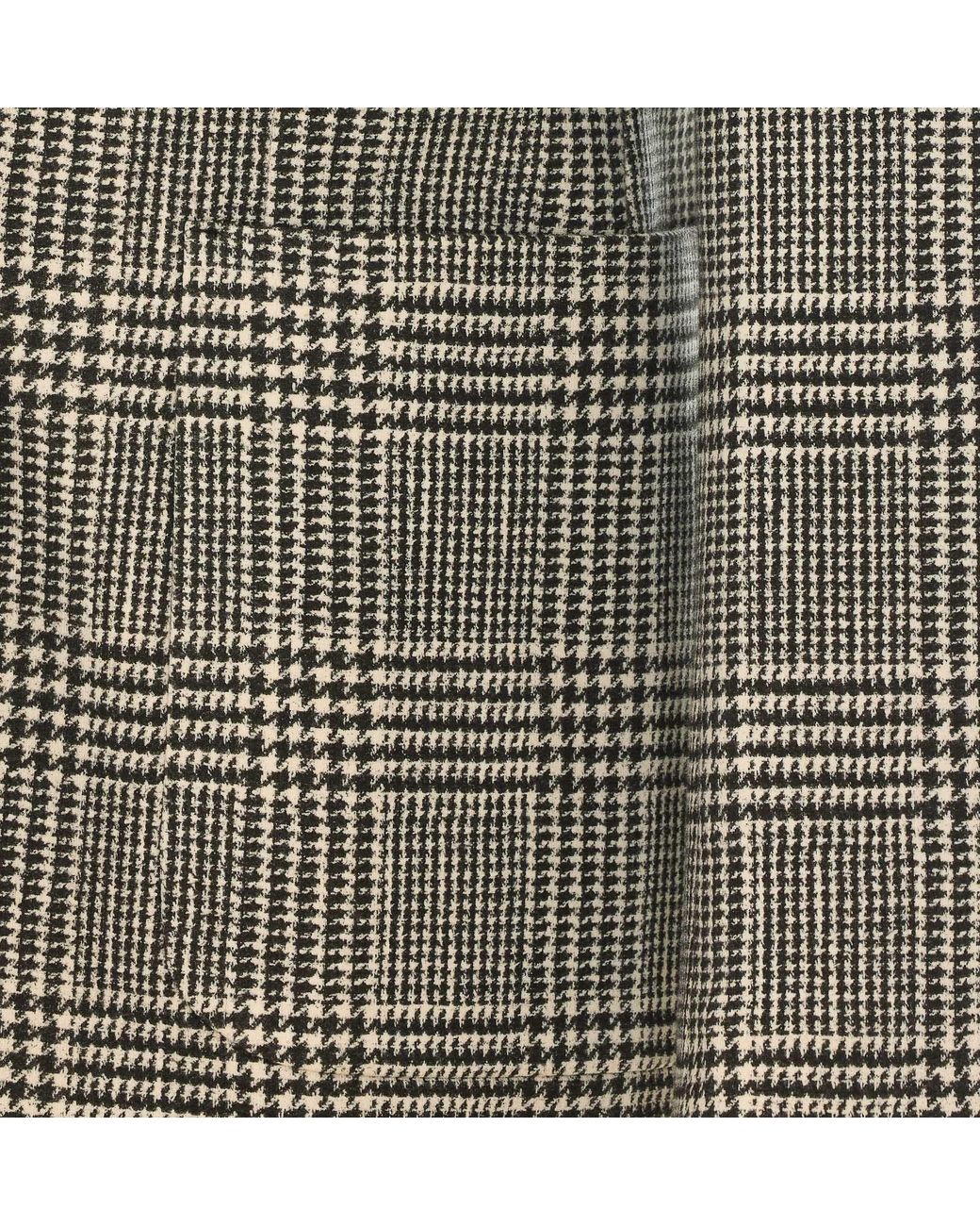 Circolo 1901 Gray Checked Single-Breasted Blazer