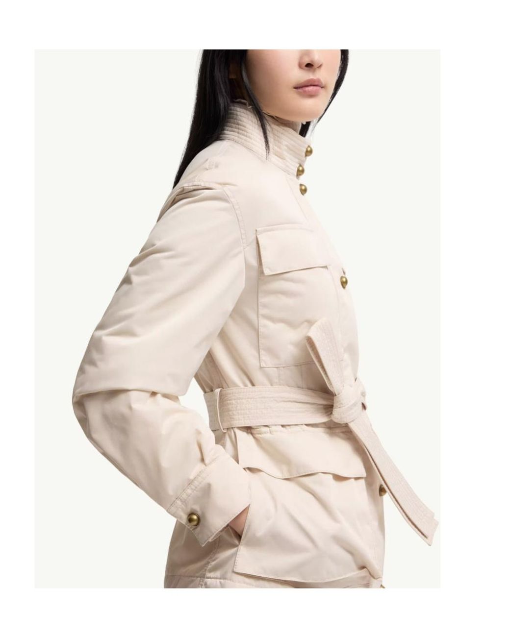 Moncler Natural Maitake Belted Jacket