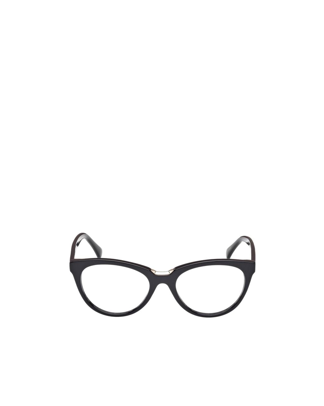 Max Mara White Cat-Eye Frame Glasses