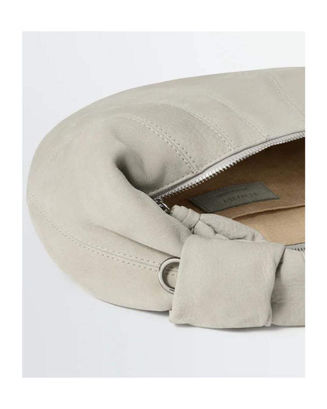 Lemaire Gray Croissant Shoulder Bag