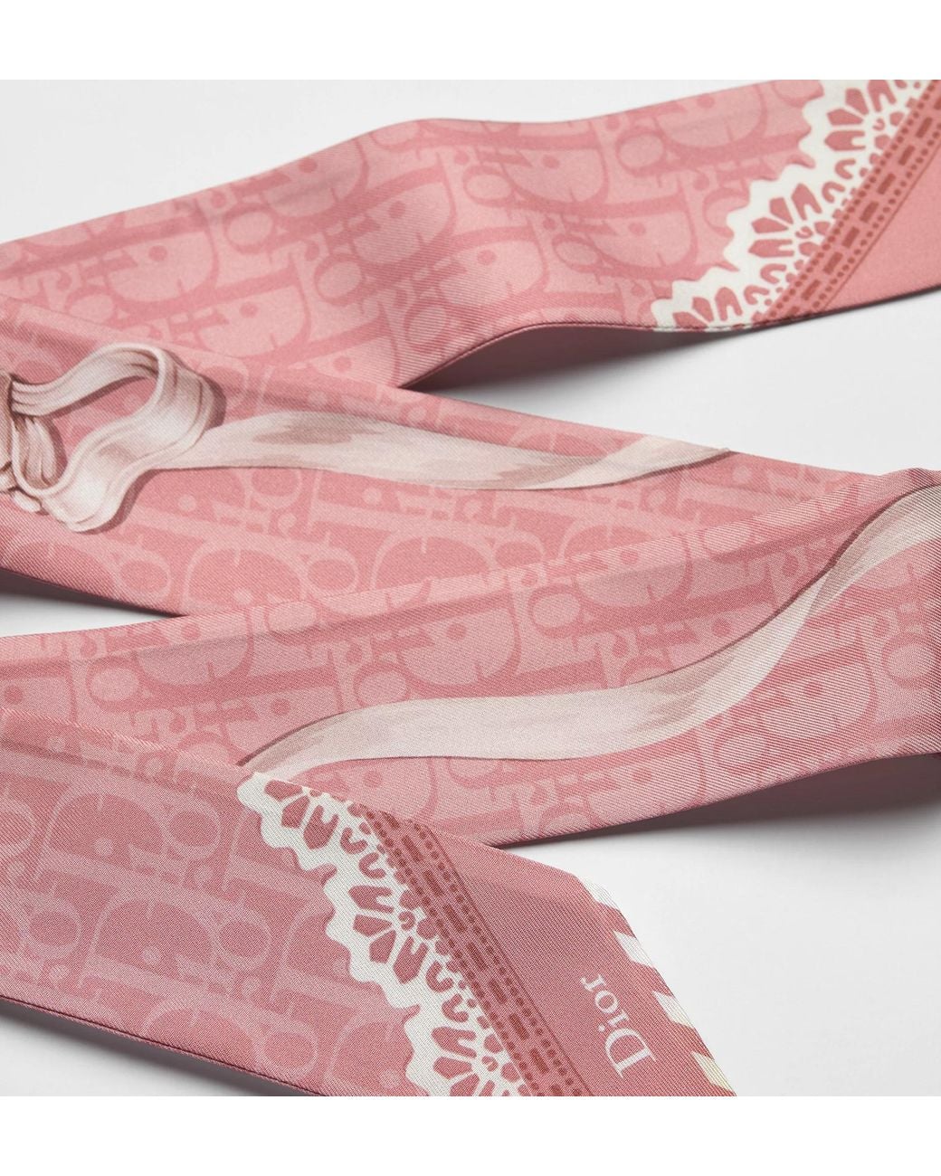 Dior Pink Médaillon Mitzah Scarf