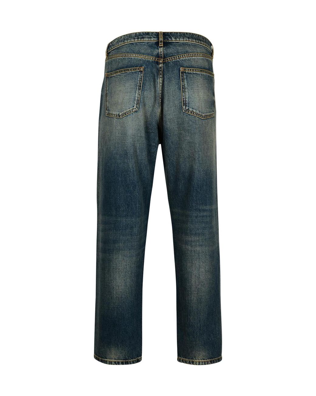 Etro Blue Vintage Effect Jeans for men