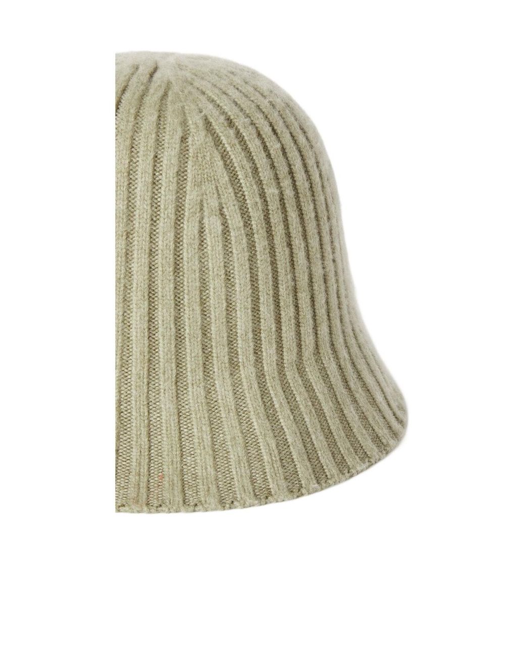 Loro Piana Green Rib Knitted Hat