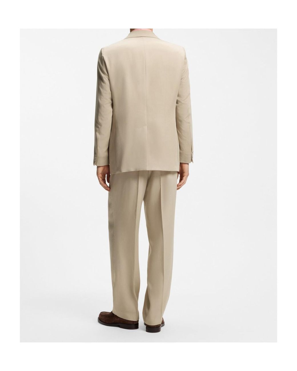 Boss Natural Relaxed Single-Breasted Blazer for men