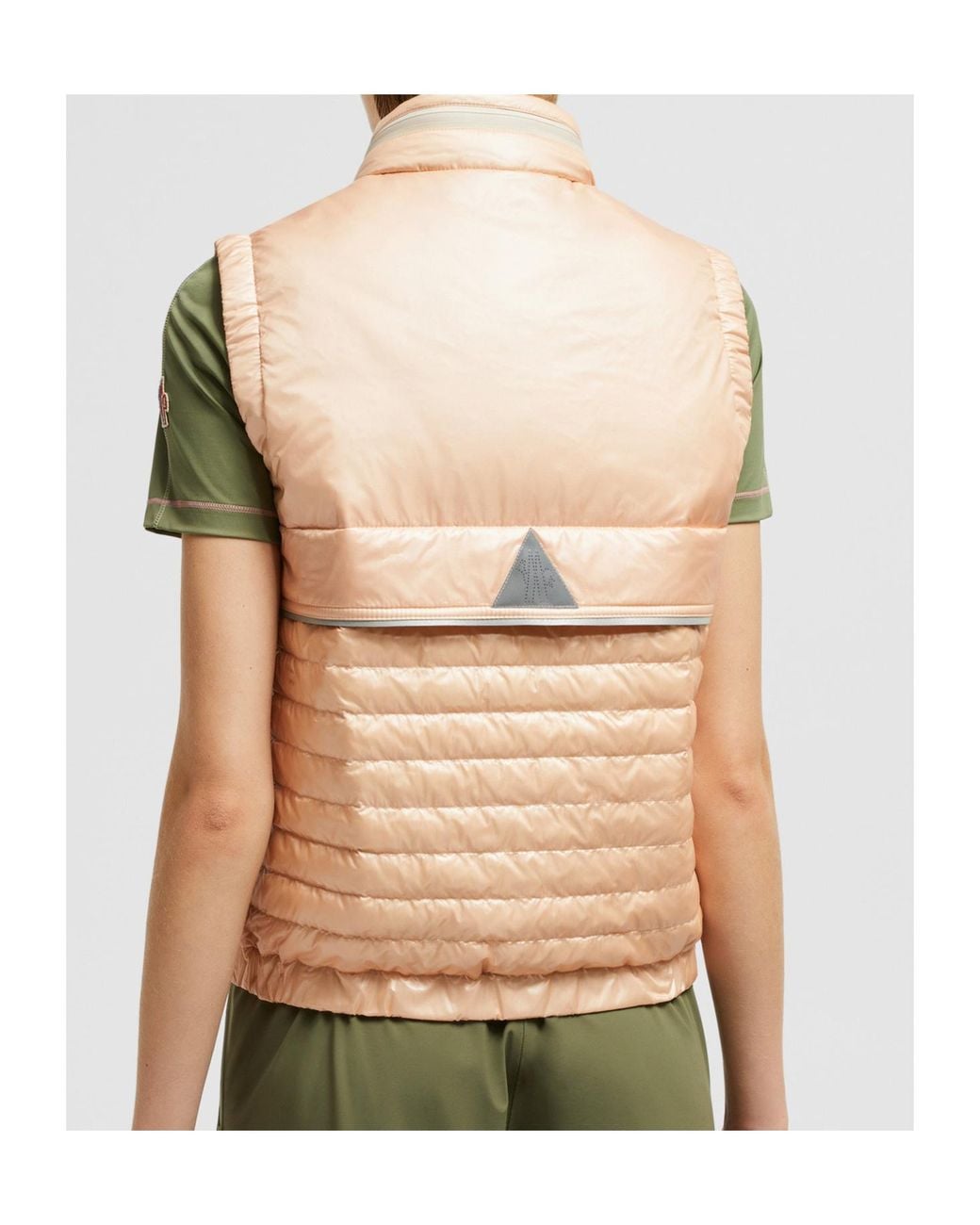 Moncler Natural Gumiane Hooded Down Vest