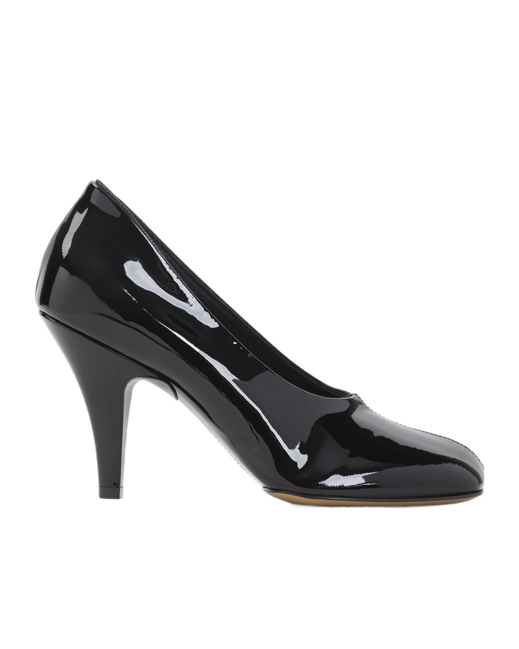 Phoebe Philo Black 90Mm Patent Leather Heeled Pumps