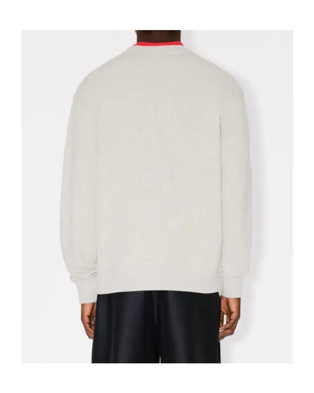 KENZO Gray Wild Tiger Embroidered Sweatshirt for men