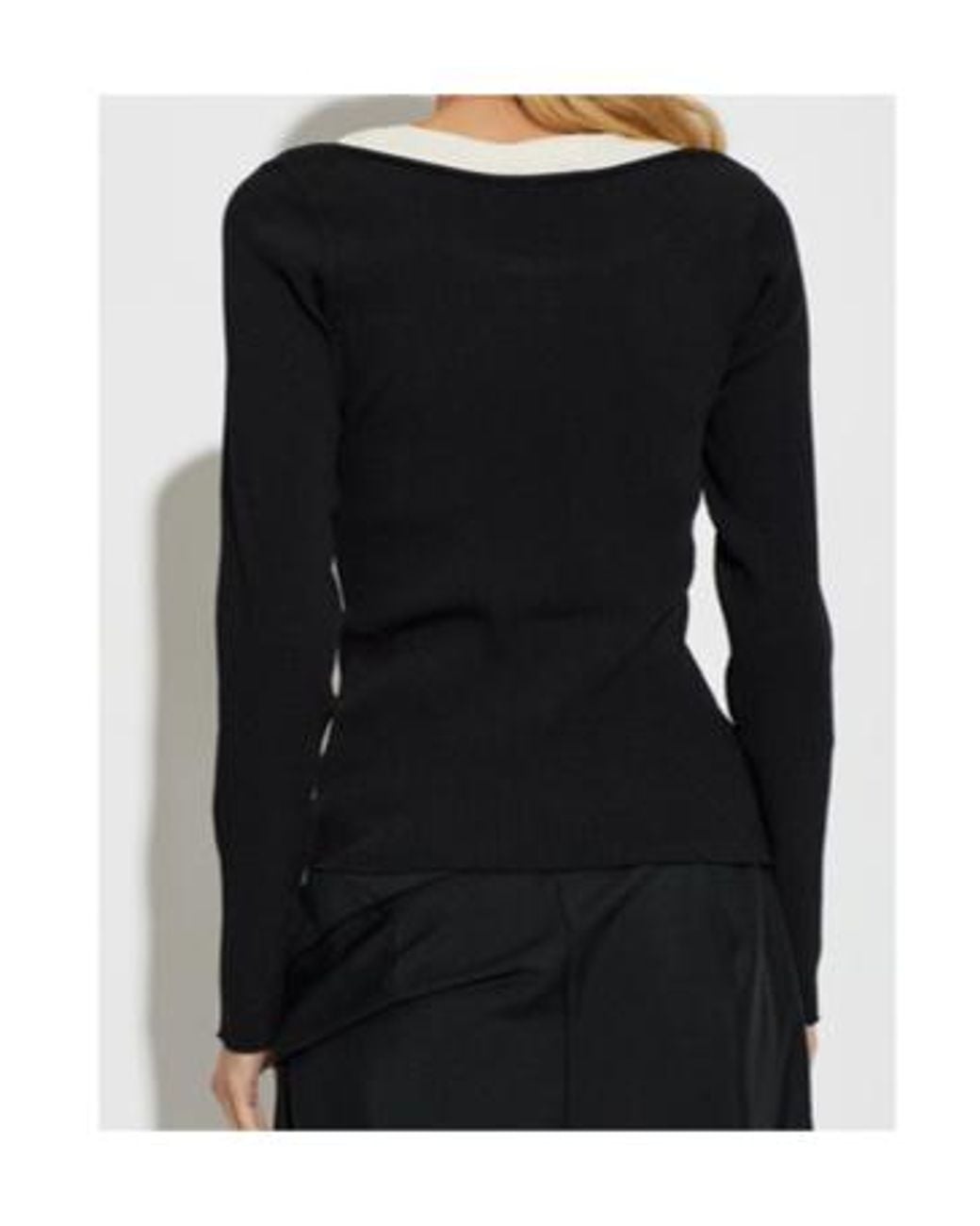 Baum und Pferdgarten Black Clary Layered Knitted Top