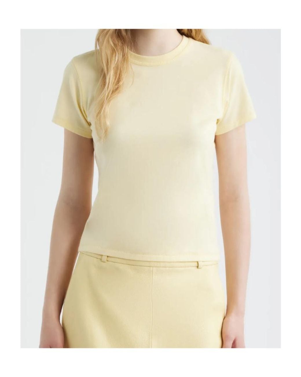 FRAME Natural Short-Sleeve T-Shirt