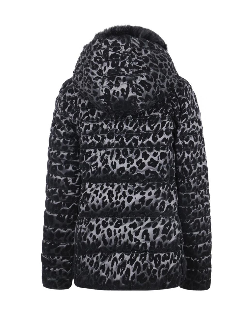 Emporio Armani Black A Cotton-Padded Suit With A Hooded Jacket