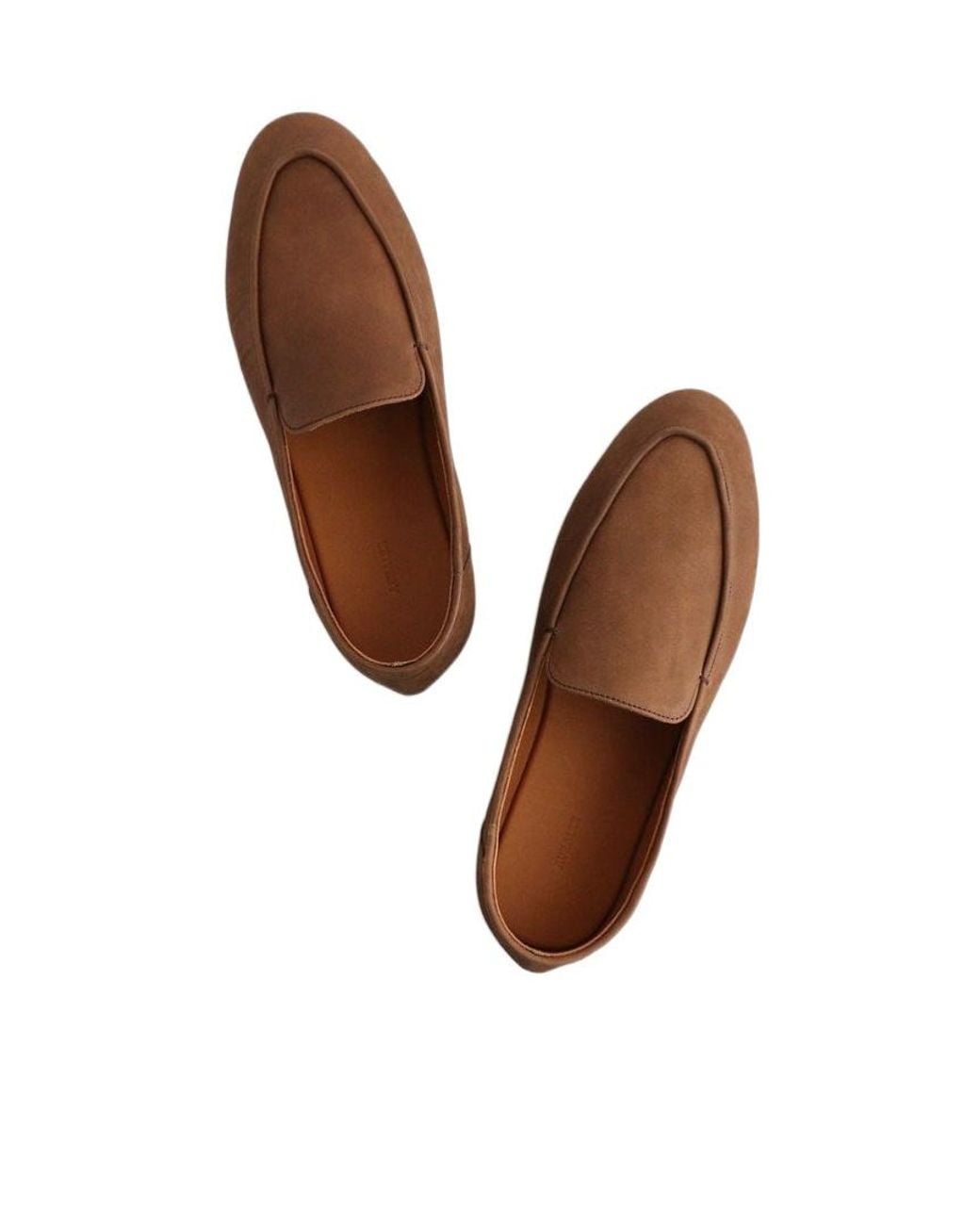 Auralee Brown Flat Loafers for men