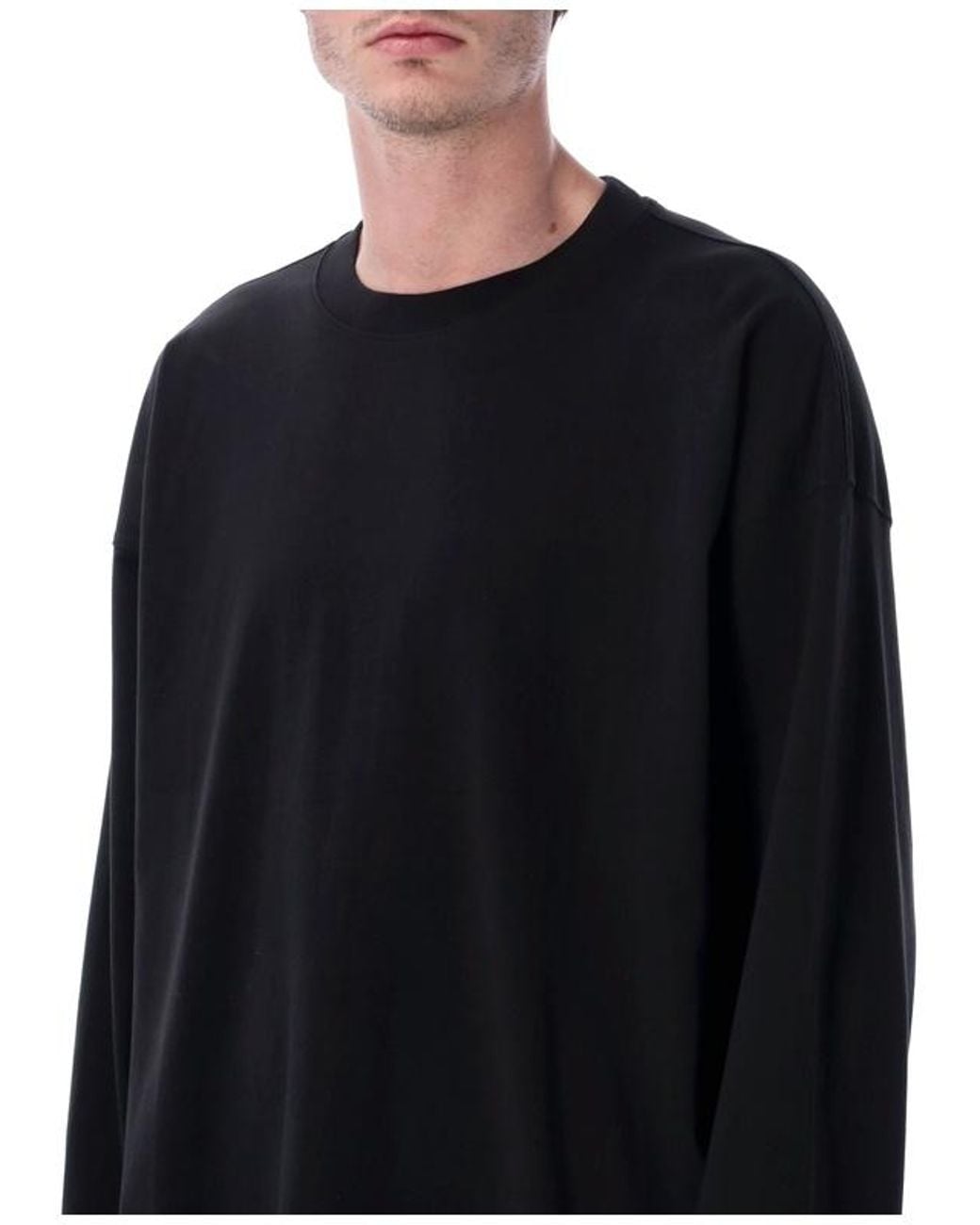 Dries Van Noten Blue Long-Sleeved T-Shirt for men