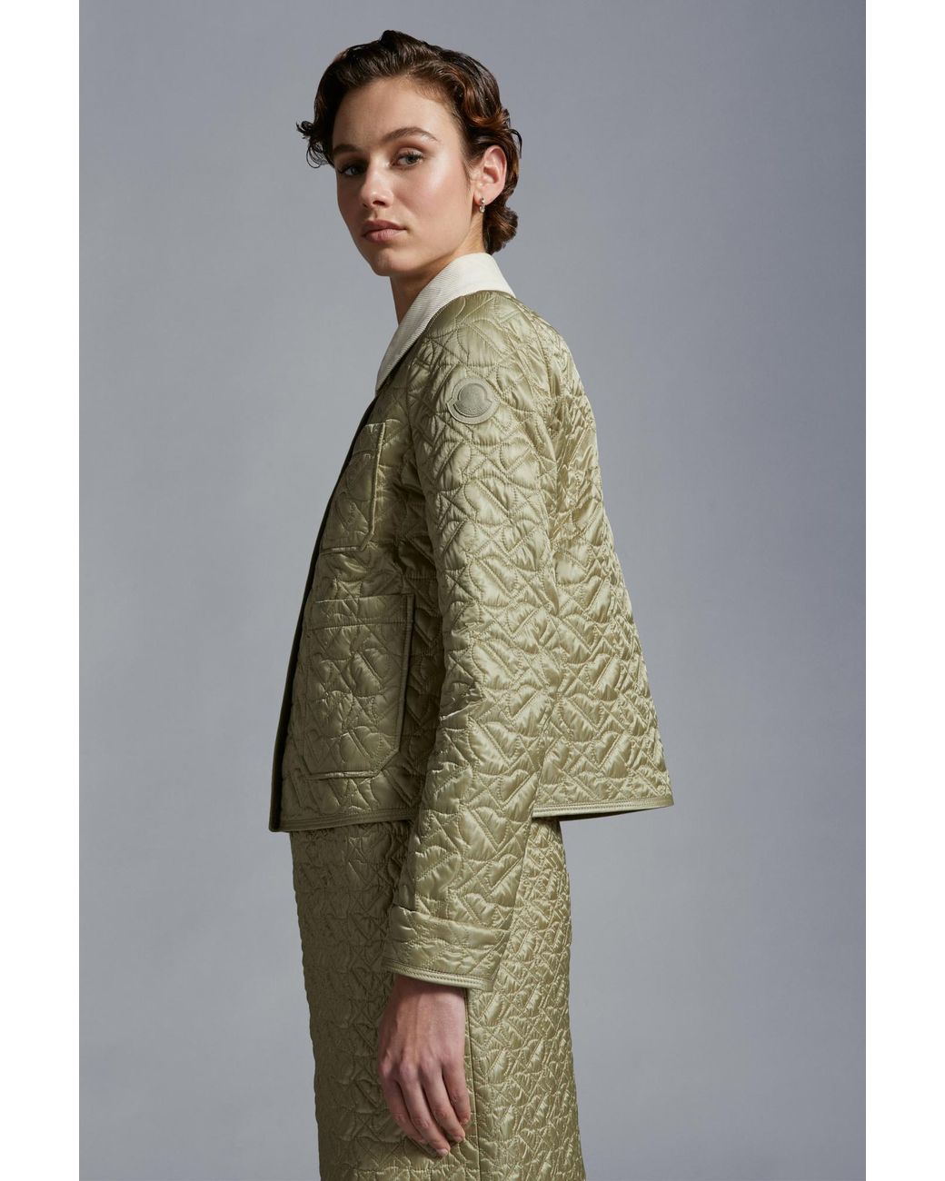 Moncler Green Varede Quilted Jacket