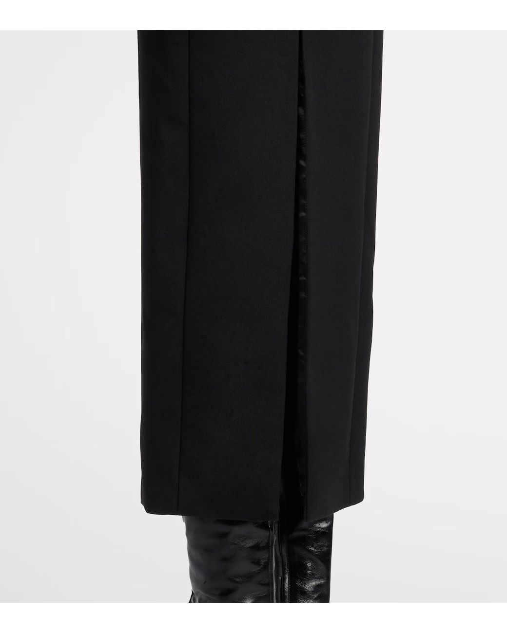 Wardrobe NYC Black Round Neck Sleeveless Dress