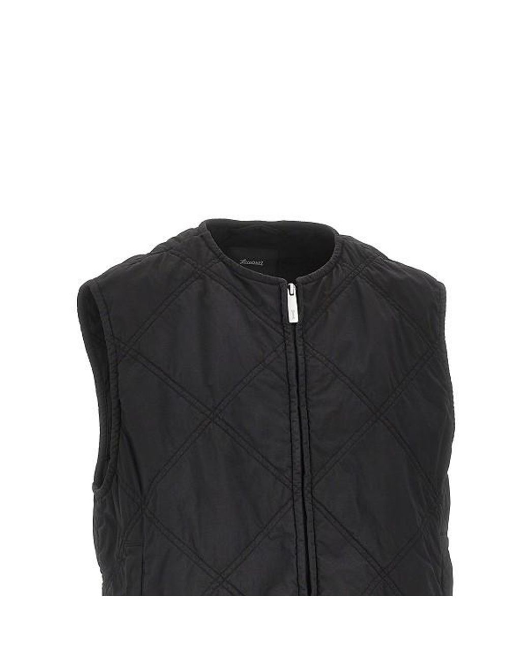 Herno Black Sleeveless Vest for men