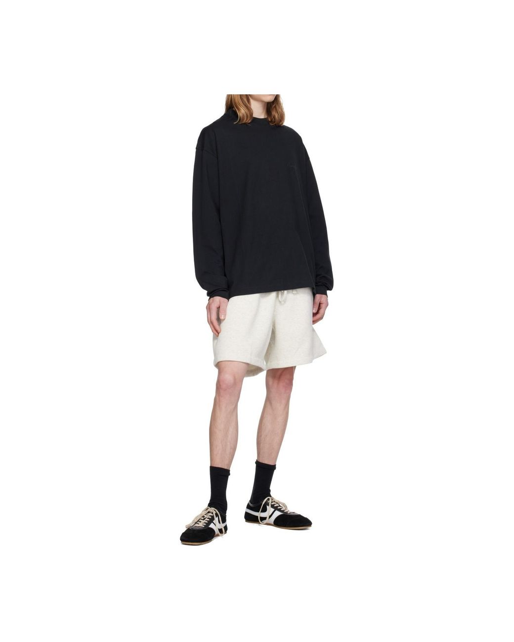 Fear Of God Black Essentials Classic Long-Sleeve T-Shirt for men