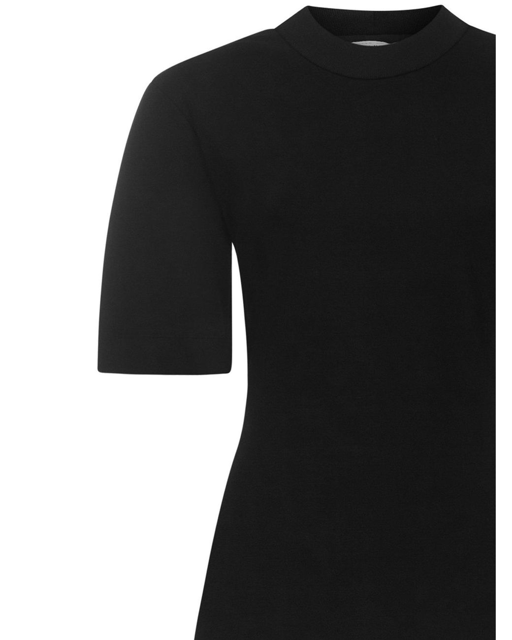 McQueen Black Logo Print Mini Dress