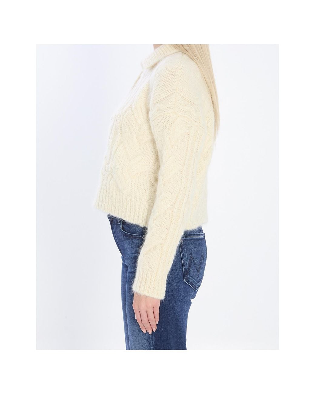 Céline White Sweater