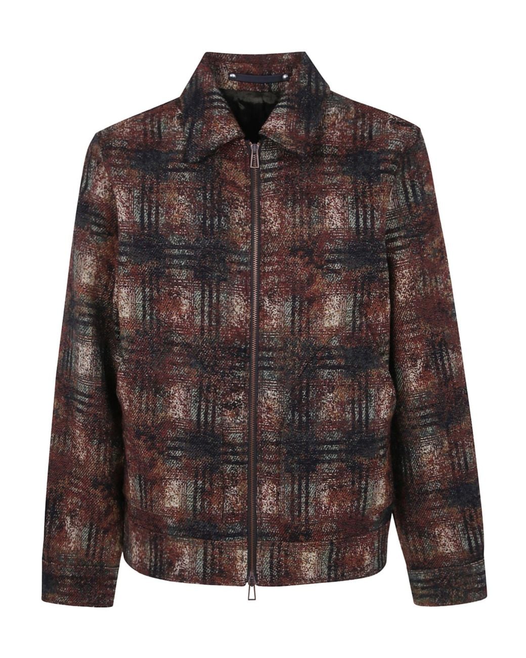 Paul Smith Brown Long-Sleeve Casual Jacket for men