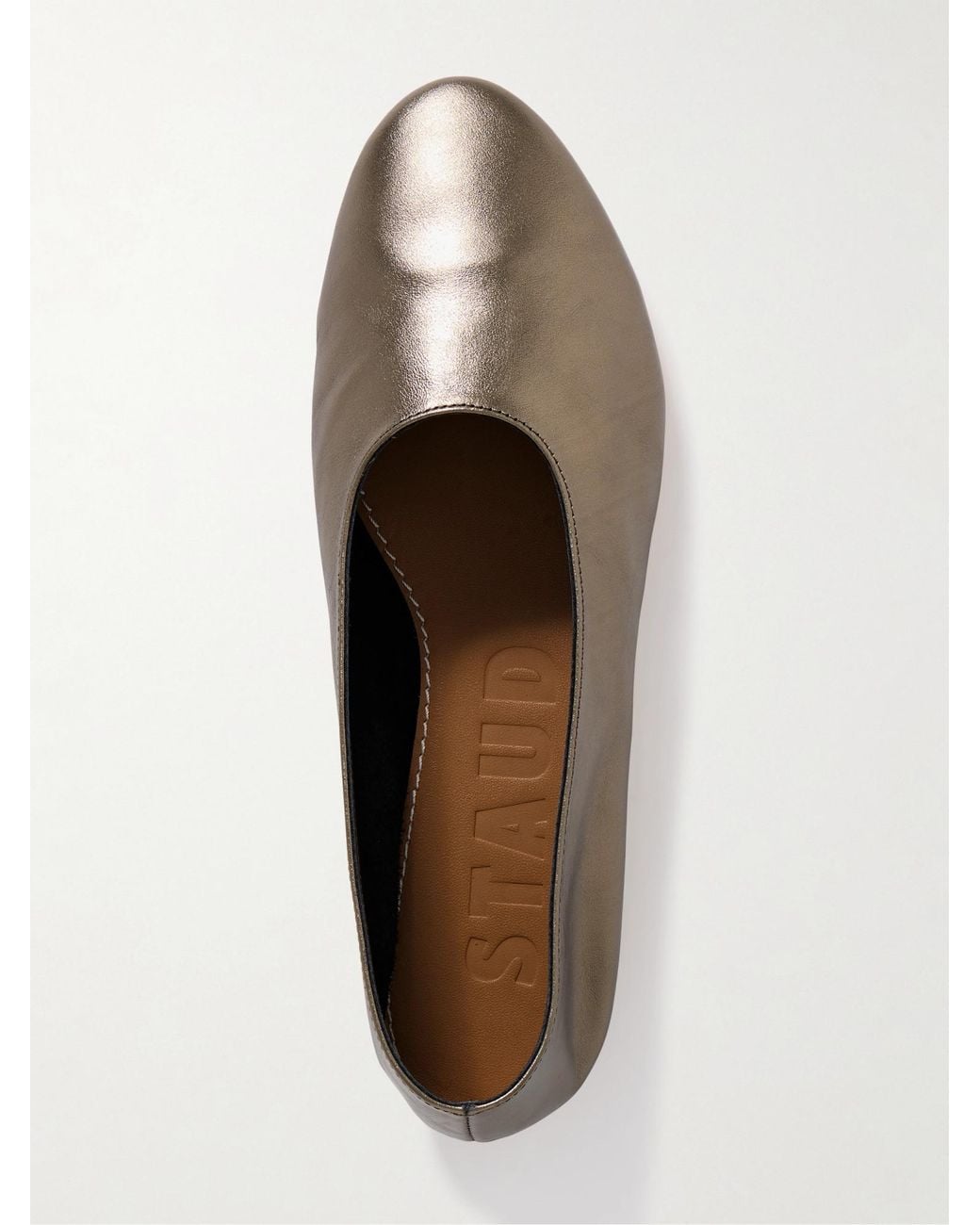 Staud Brown Flat Shoes